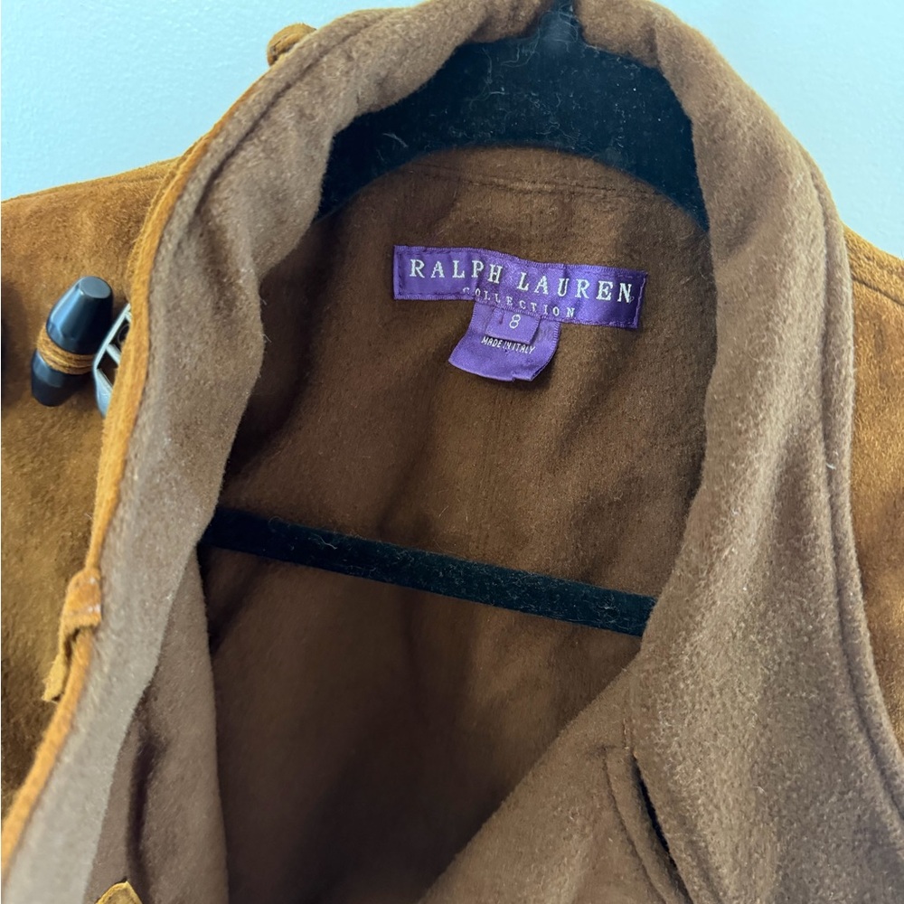 Ralph Lauren Purple Label, Cognac Suede Moto-Jacket *RARE* - Picture 4 of 6